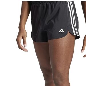 Adidas Women's Black and White Athletic Shorts